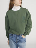 Ritz Crewneck Detail Front On Model