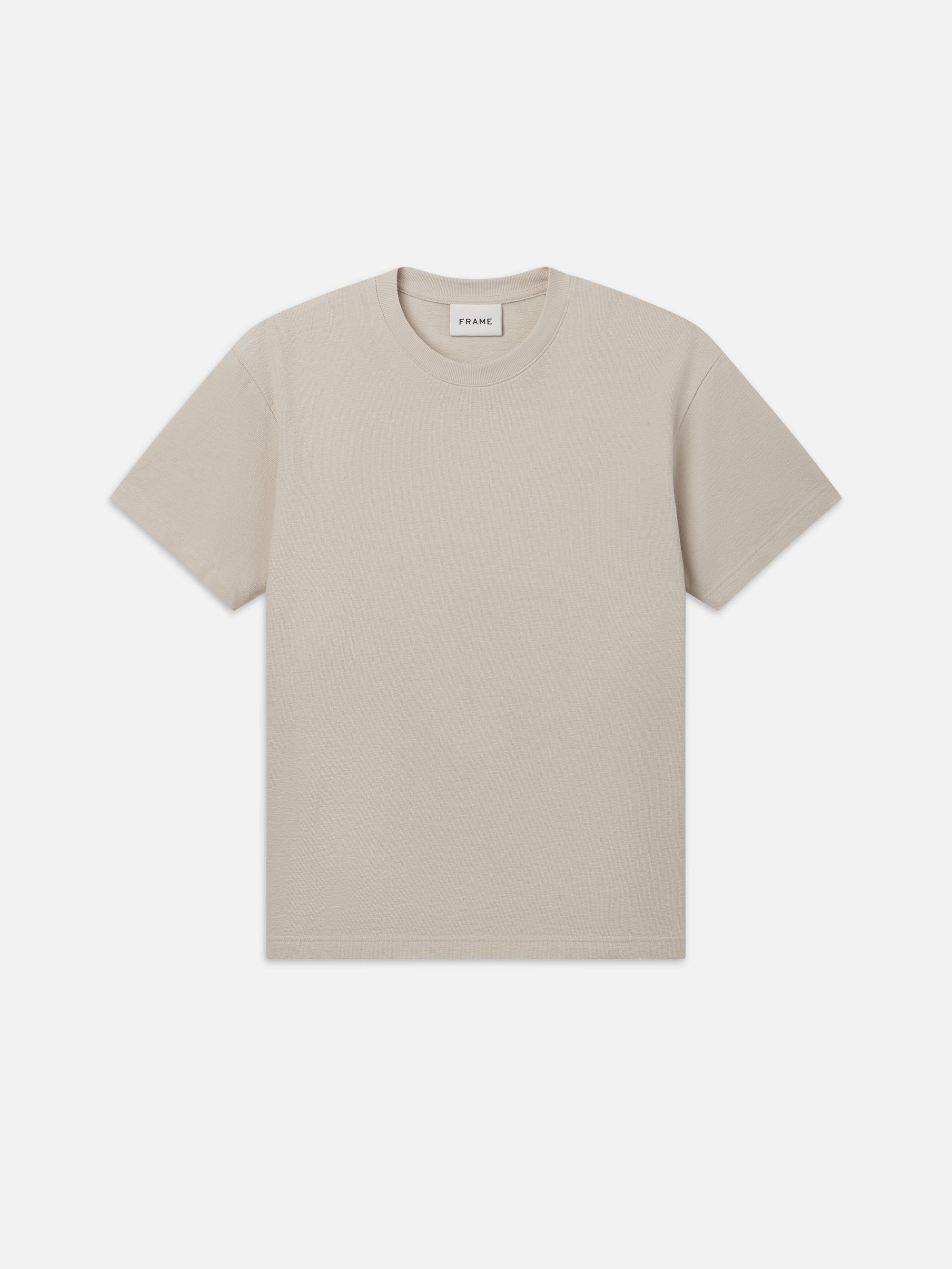 S/S BOXY TEXTURED TEE OFF WHITE