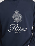 Ritz Sweatshirt Front Detail On Model