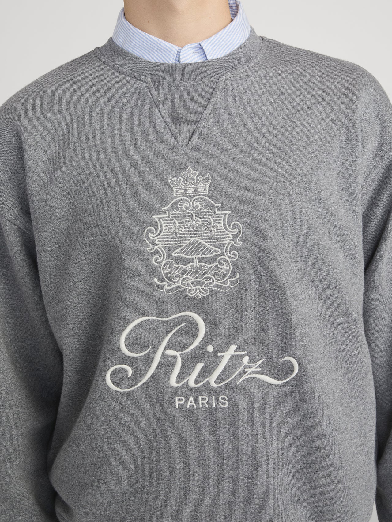 Ritz Sweatshirt Front On Model
