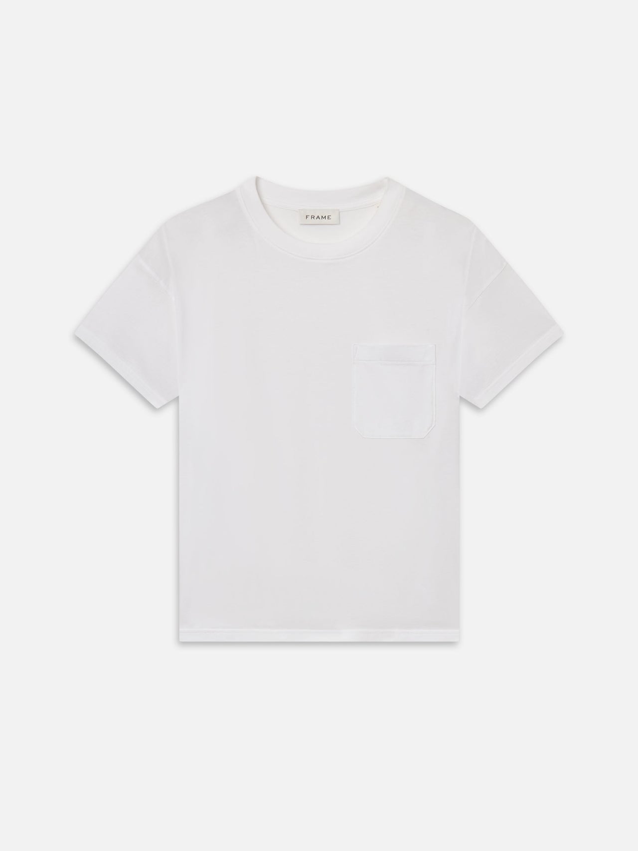 Relaxed Pocket Tee -- White