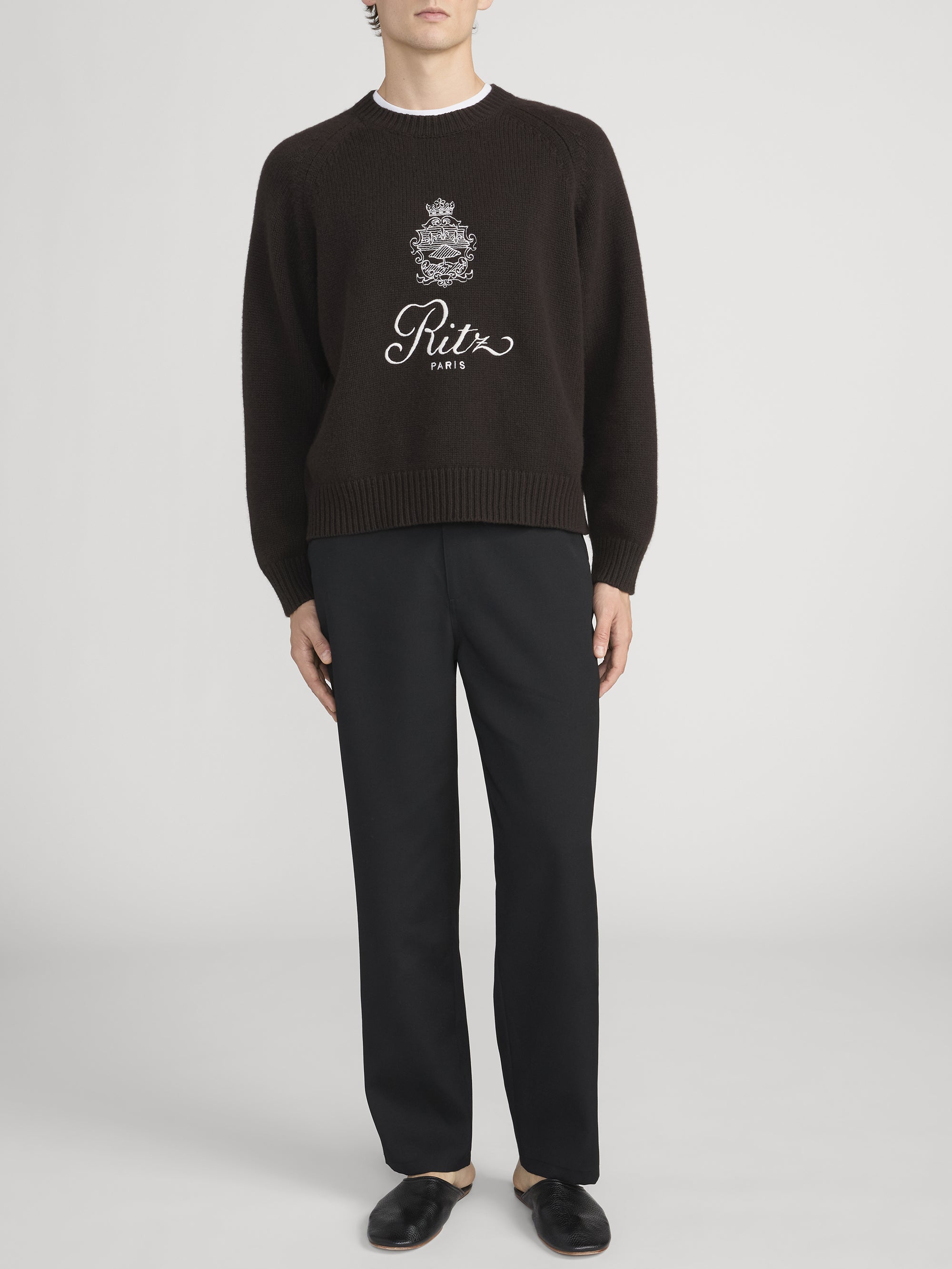 Ritz Sweater On Model Front