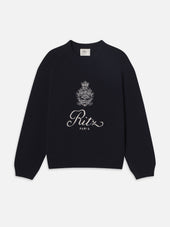 Ritz Unisex Cashmere Sweater -- Navy