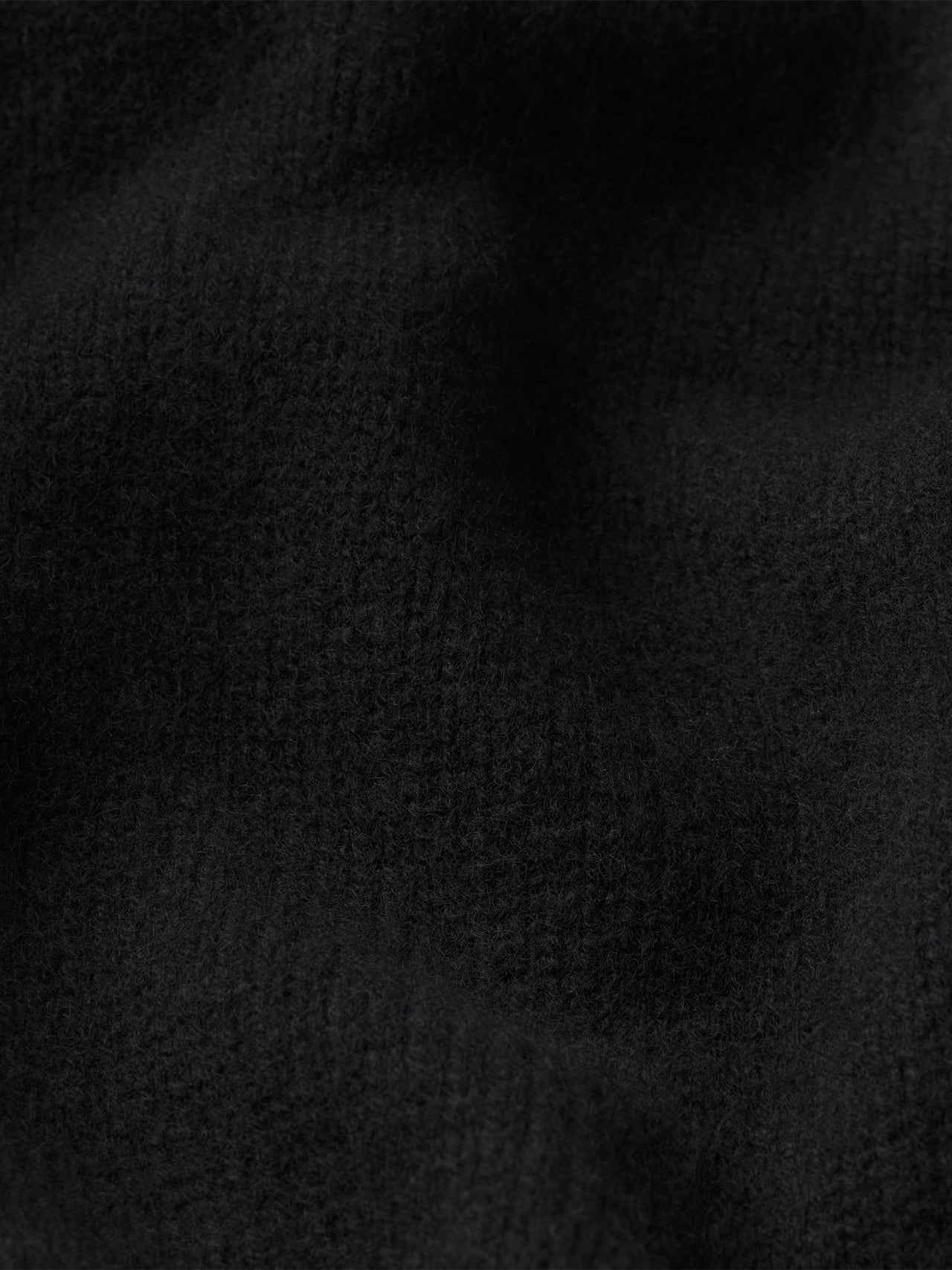 Cashmere Shirt Sweater -- Black