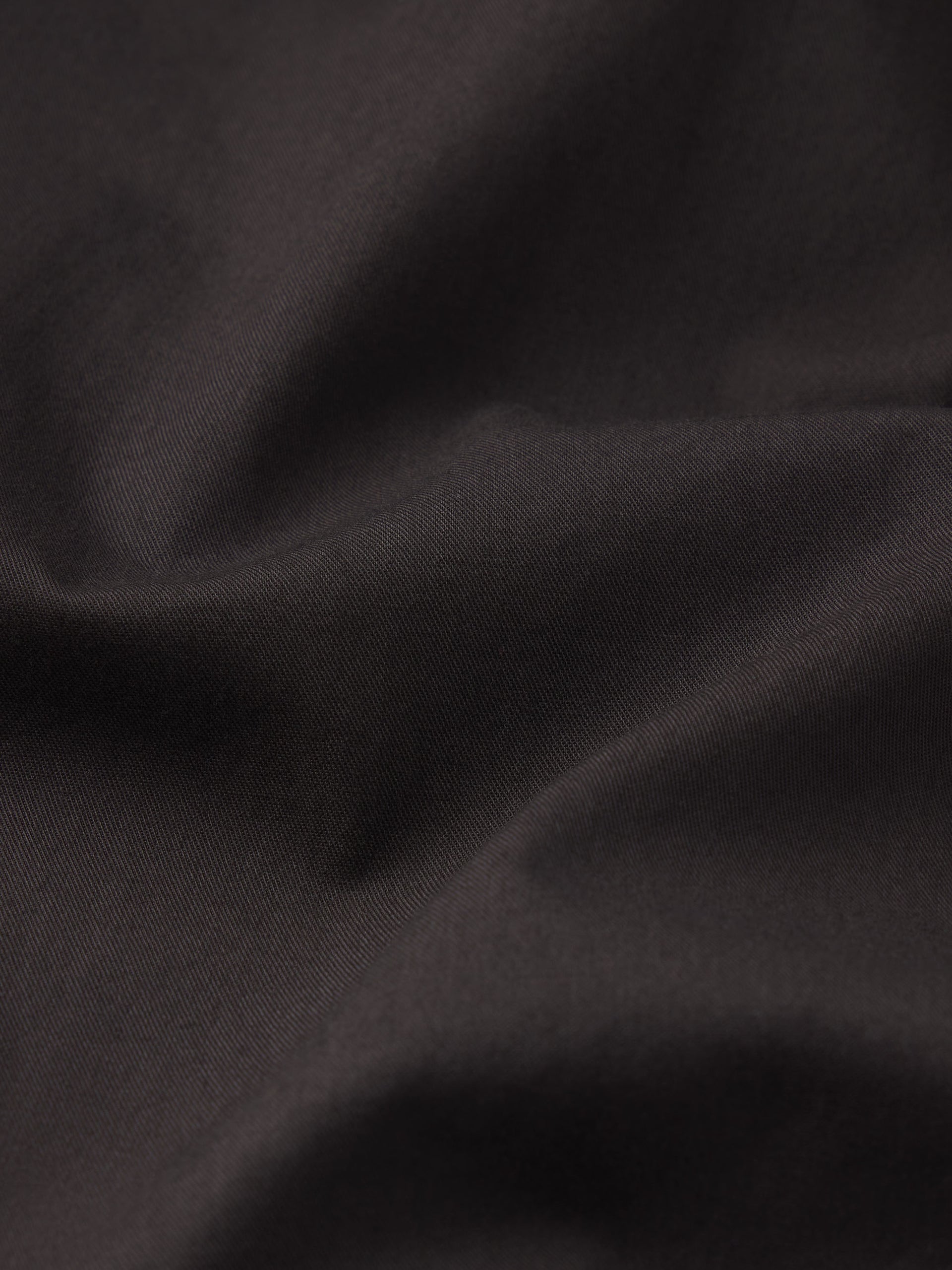 Relaxed Cotton Trousers -- Washed Black