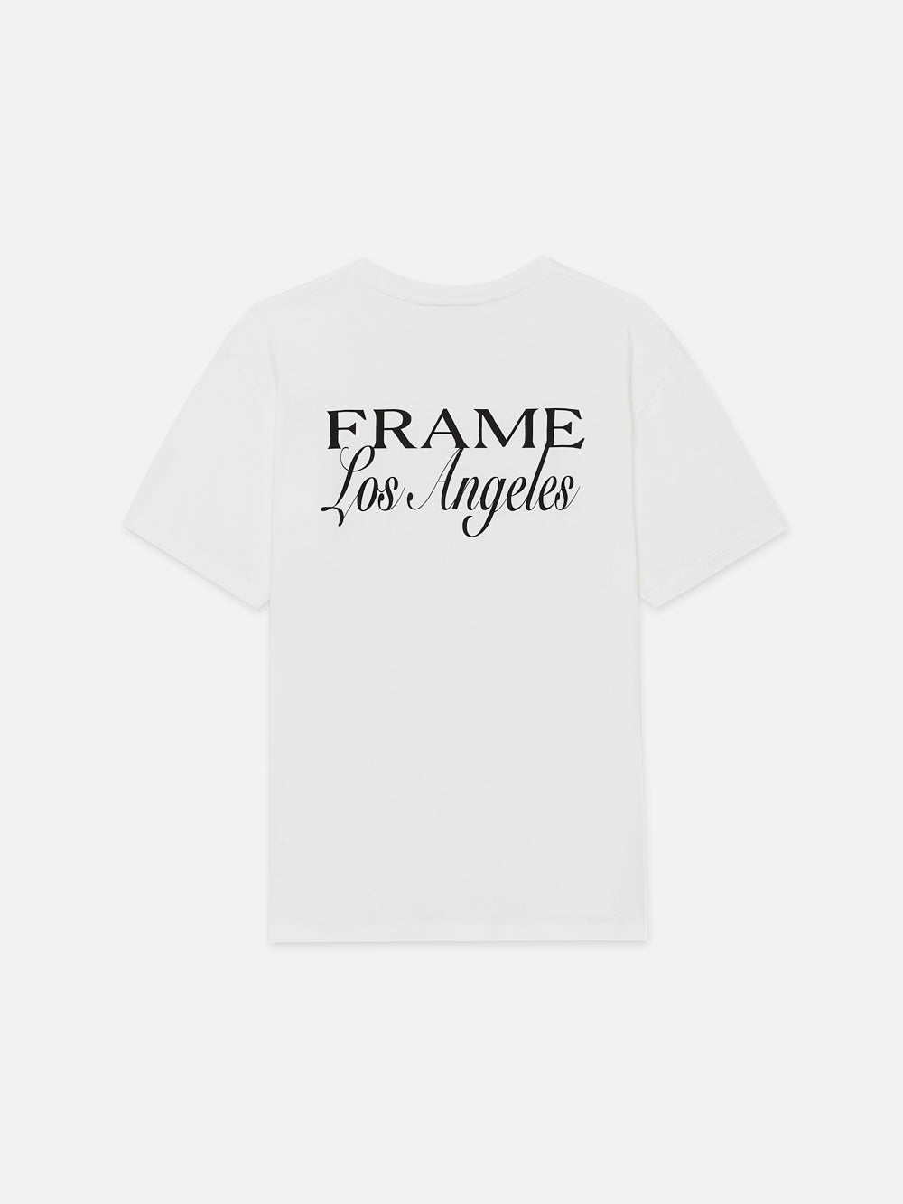 FRAME LA X 2 LOGO TEE WHITE
