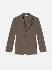 Unlined Blazer -- Smoky Green