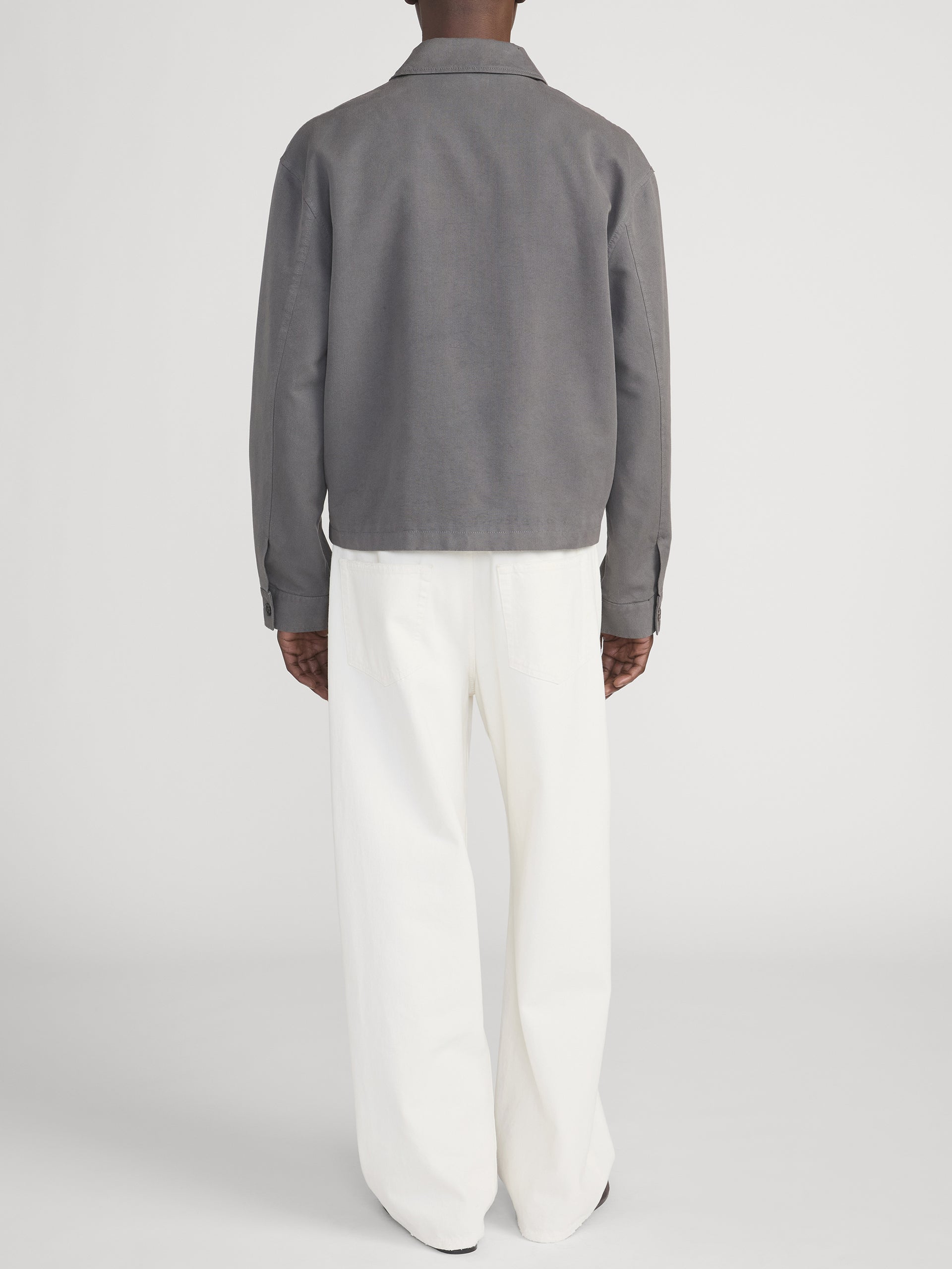 Jacket On Model Back