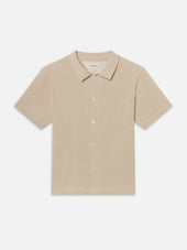 Open Weave Shirt -- Light Stone
