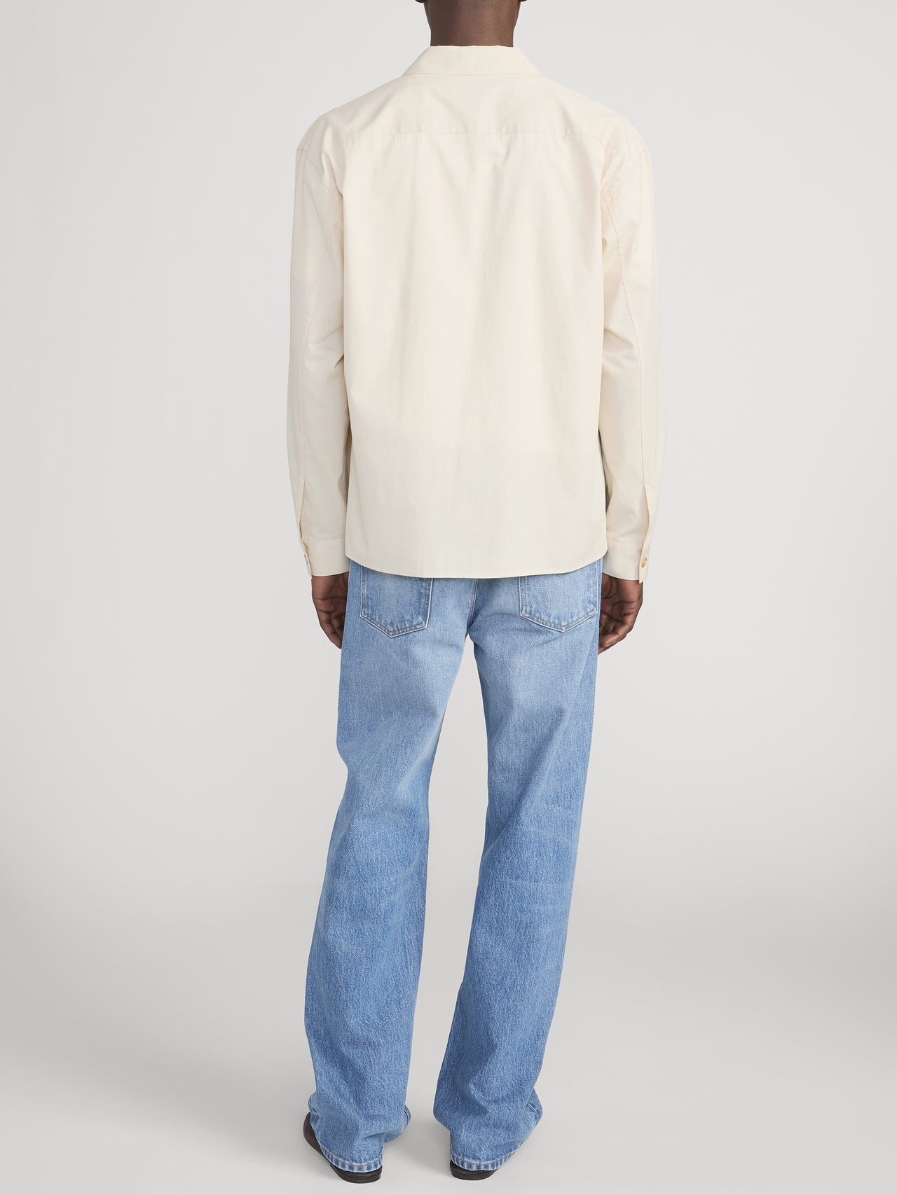 Double Pocket Overshirt -- Light Beige