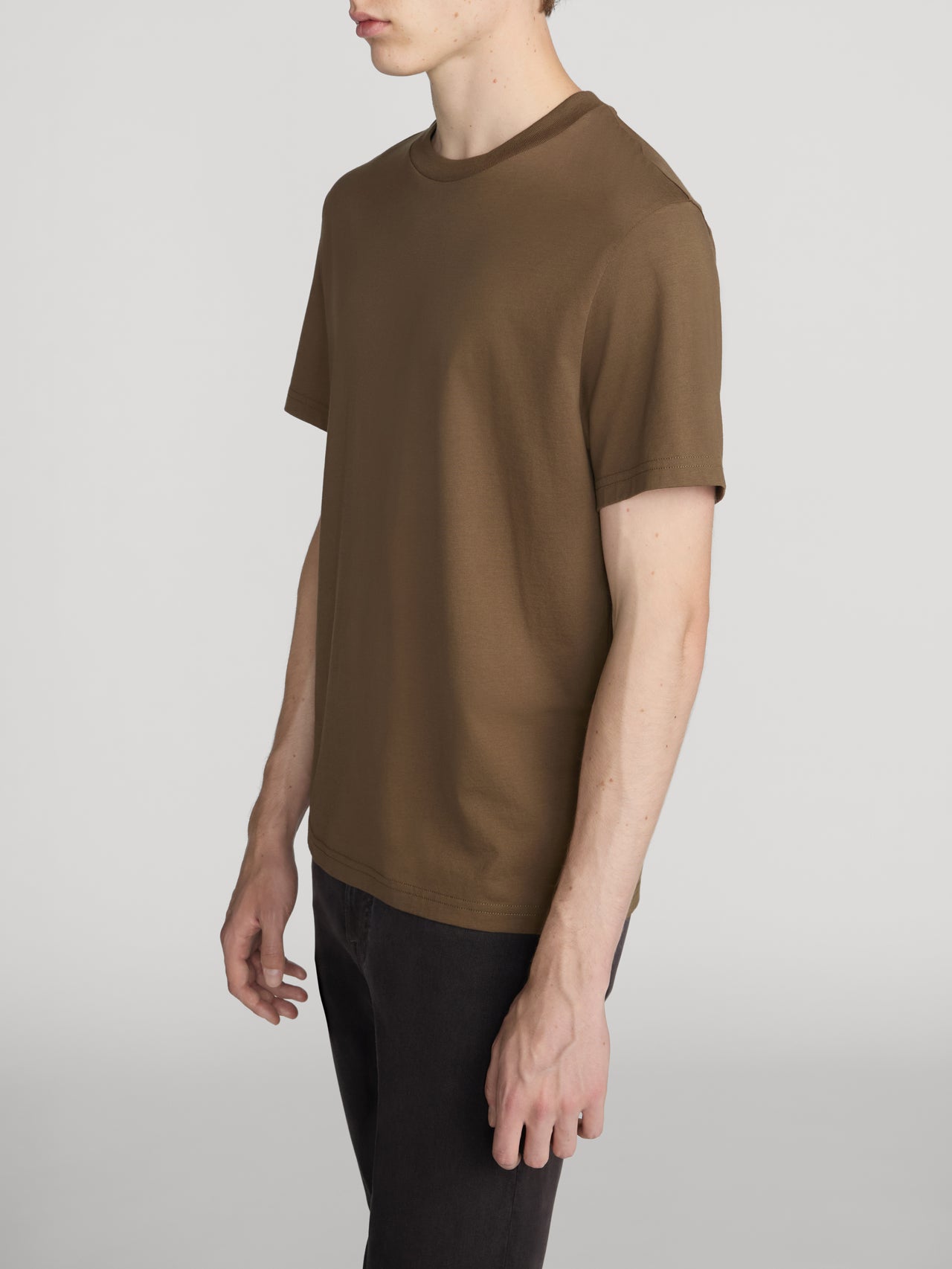 Light Cotton Tee -- Deep Olive