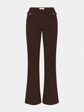 The Pixie Reboot Trouser Sculpted Seam -- Americano