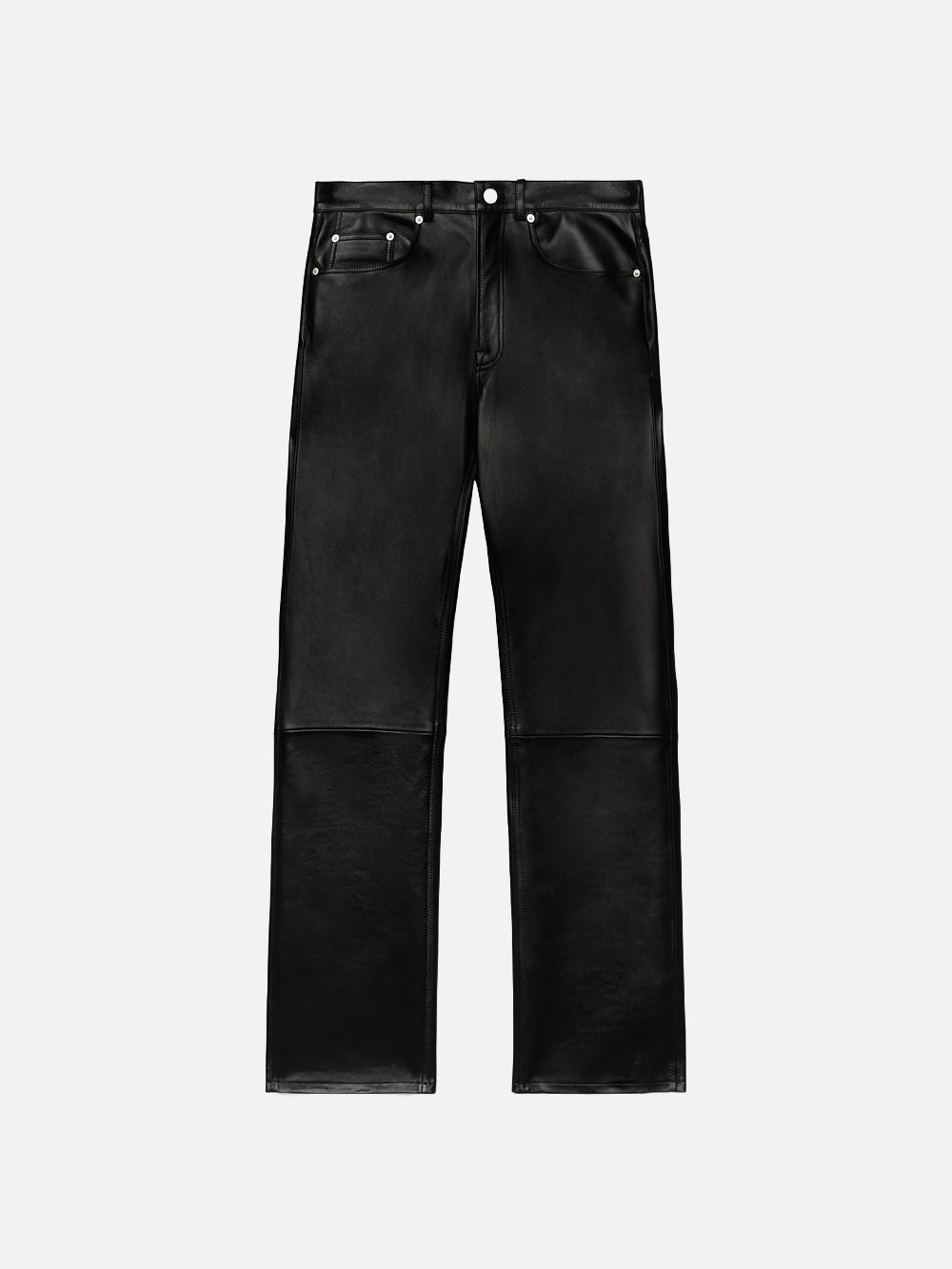 frey FORM PANTS レザーブラック　M DOUBLE RIB TURTLE／FORM PANTS Leather Black – FREY.online