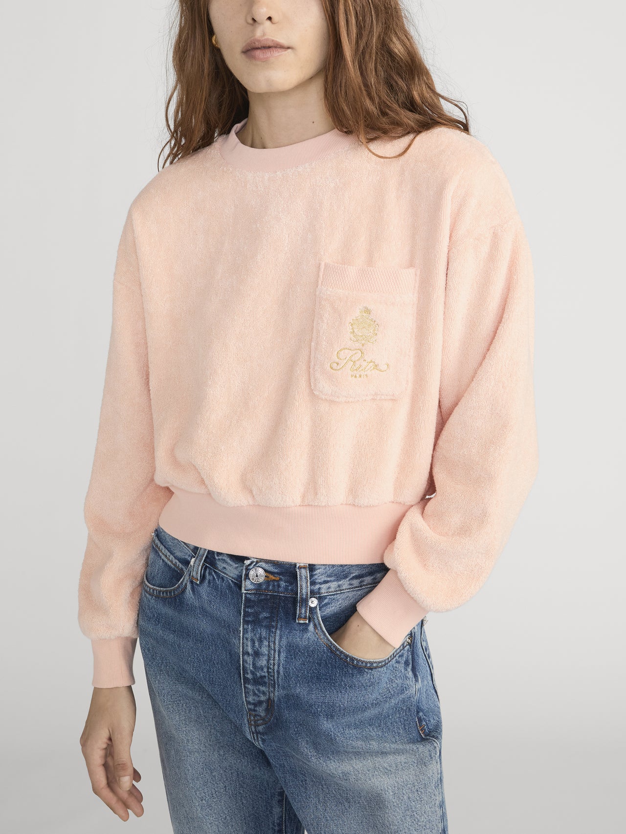 Ritz Sweatshirt Side On Model