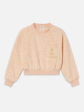 Ritz Women's Terry Cropped Sweatshirt -- Ritz Pink