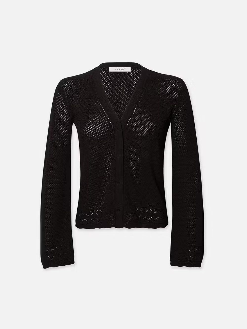 POINTELLE CARDI BLACK FRAME