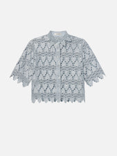 The Lace Button Up Shirt