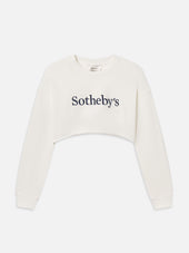 Sotheby’s Women's Cropped Sweatshirt -- Cream