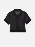 The Crochet Top -- Black