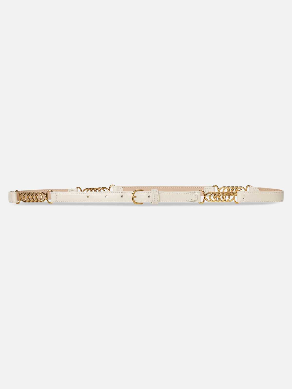 The Twisted Link Belt -- Cream