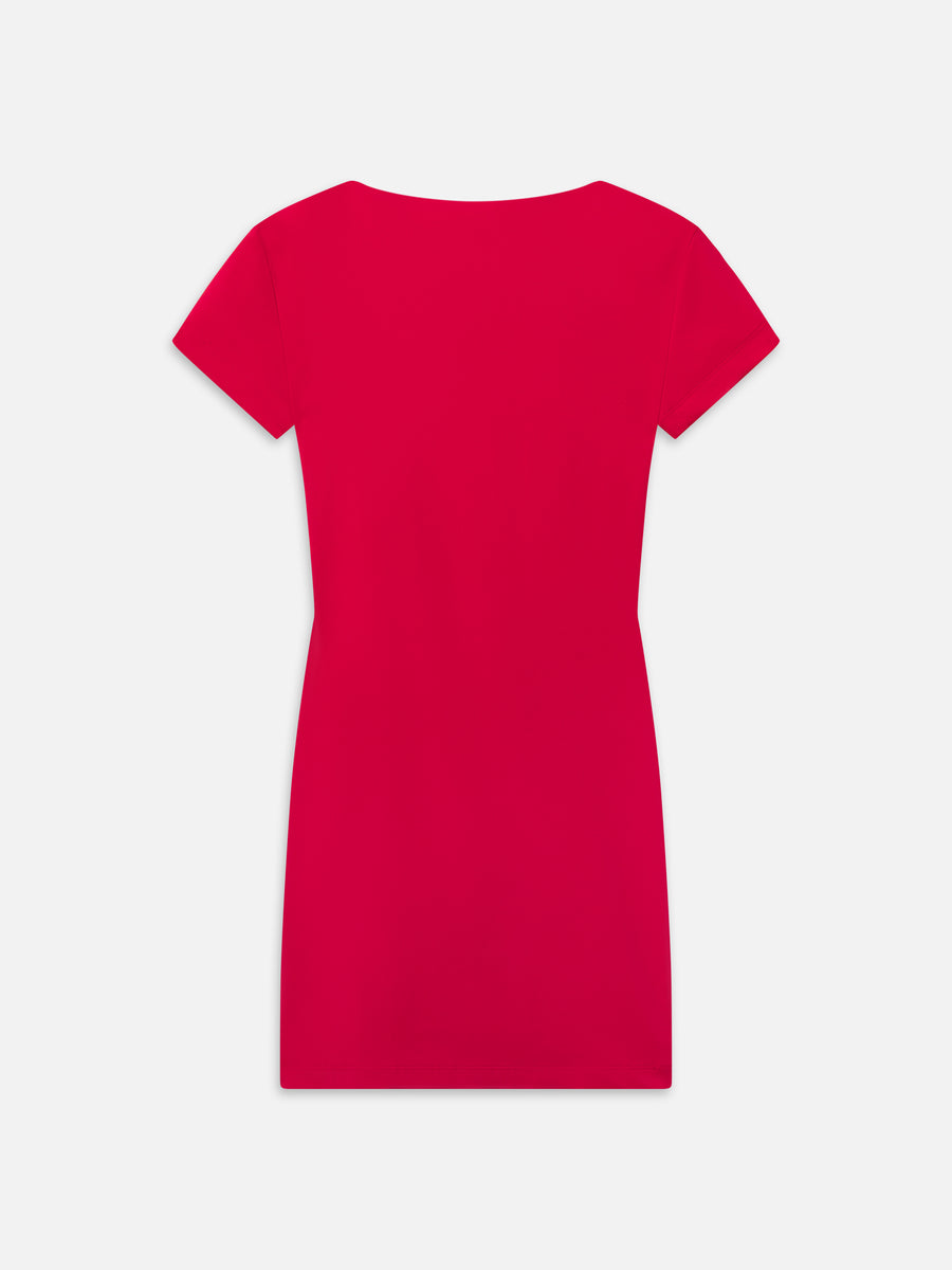 The Monaco Mini Dress -- Red