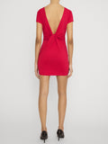 Dress on model back