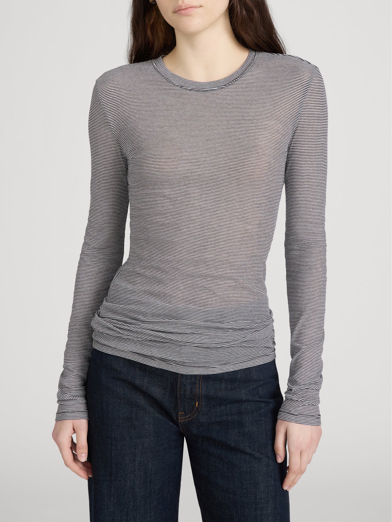 Tunic on model crop