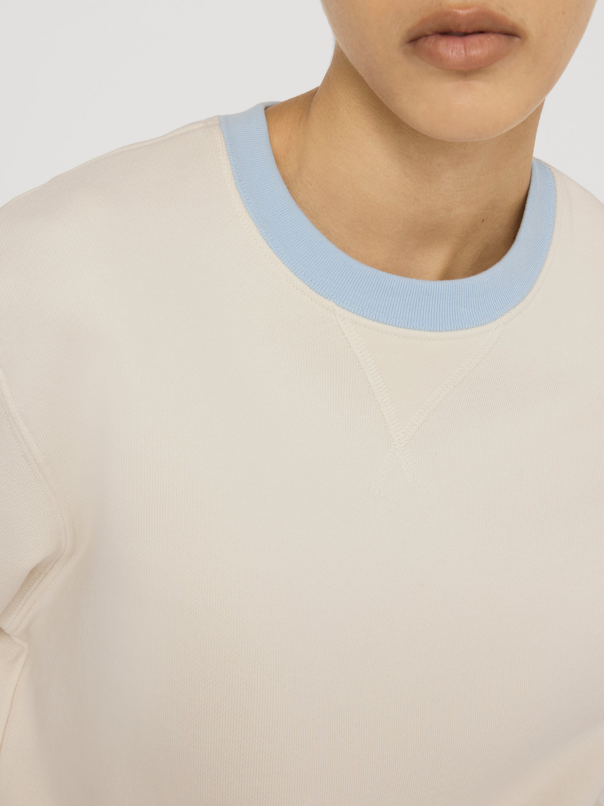 Sweat shirt on model detail