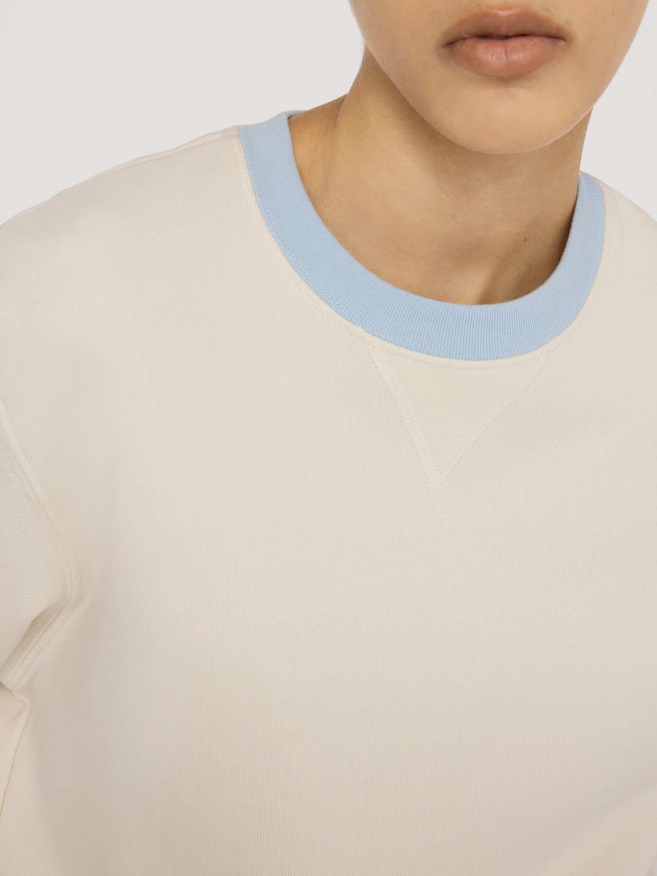Sweat shirt on model detail