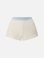 The Monte Carlo Sweatshort -- Cream Multi