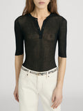 Top on model crop