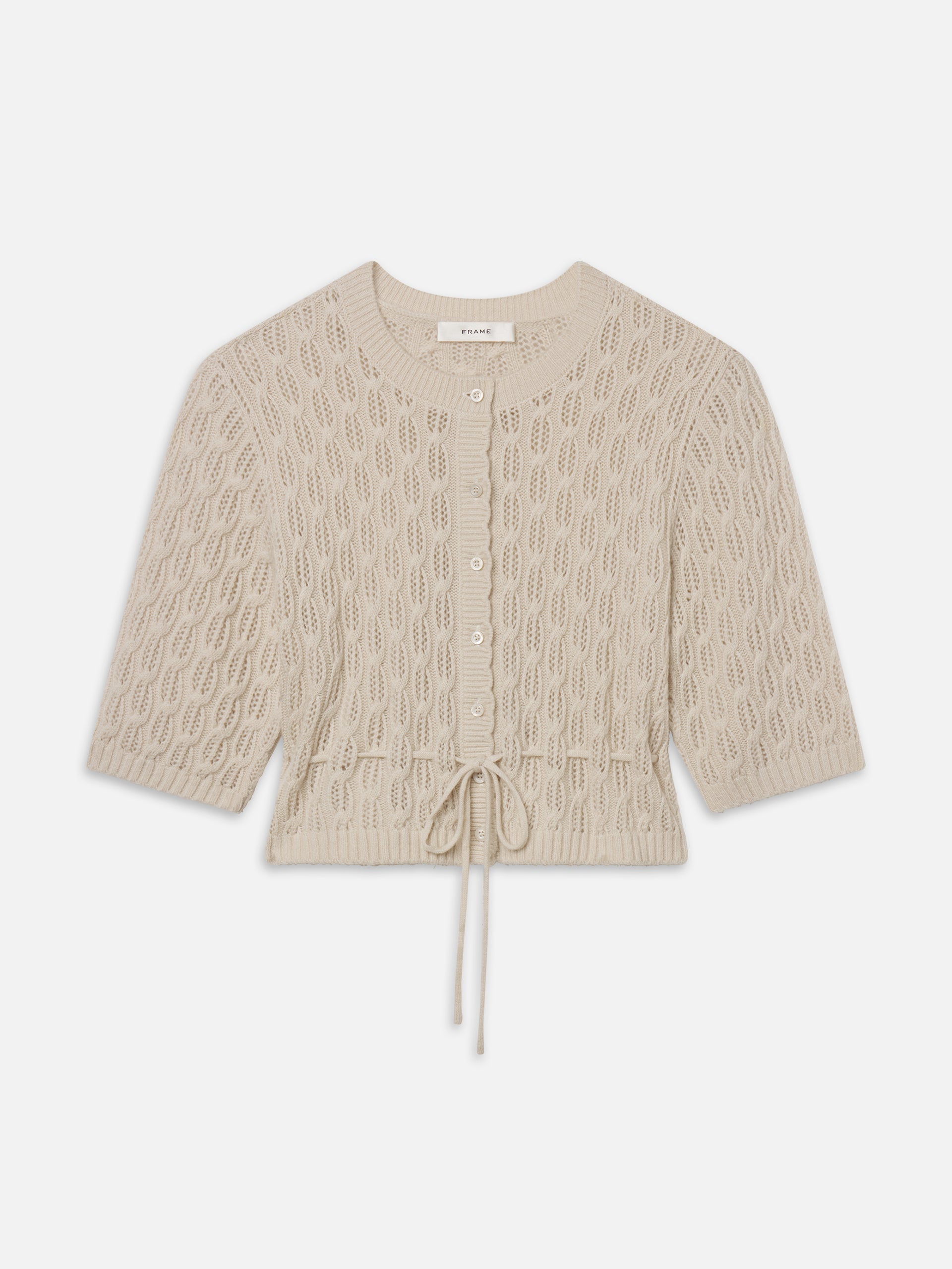 The Clover Cardi -- Oatmeal Heather