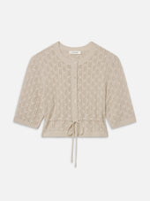 The Clover Cardi -- Oatmeal Heather