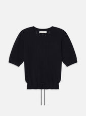 The Cashmere Charm Sweater -- Navy
