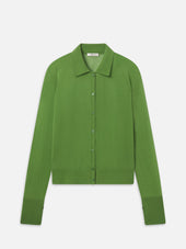 The Collared Cardi -- Peridot