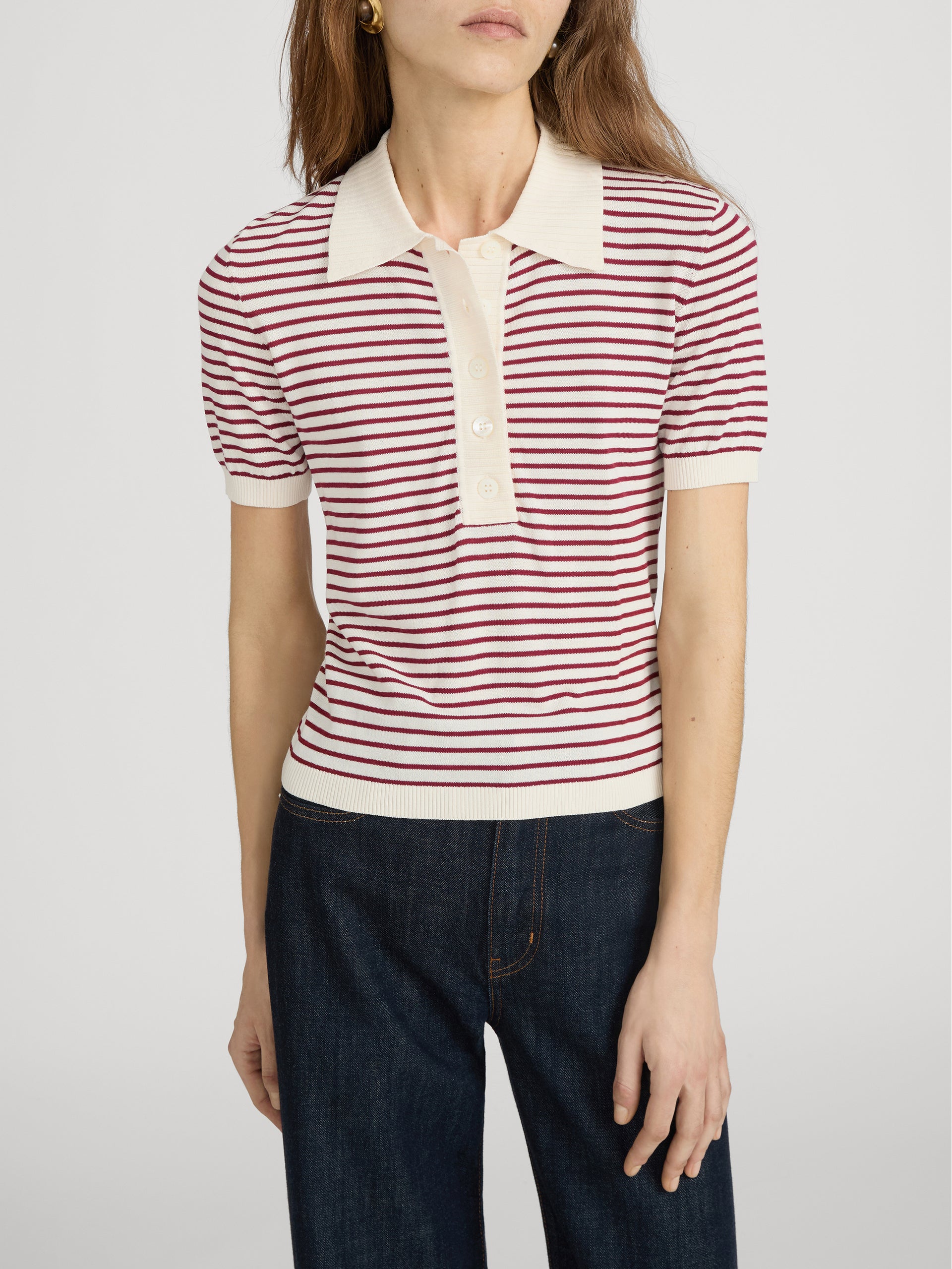 top on model crop