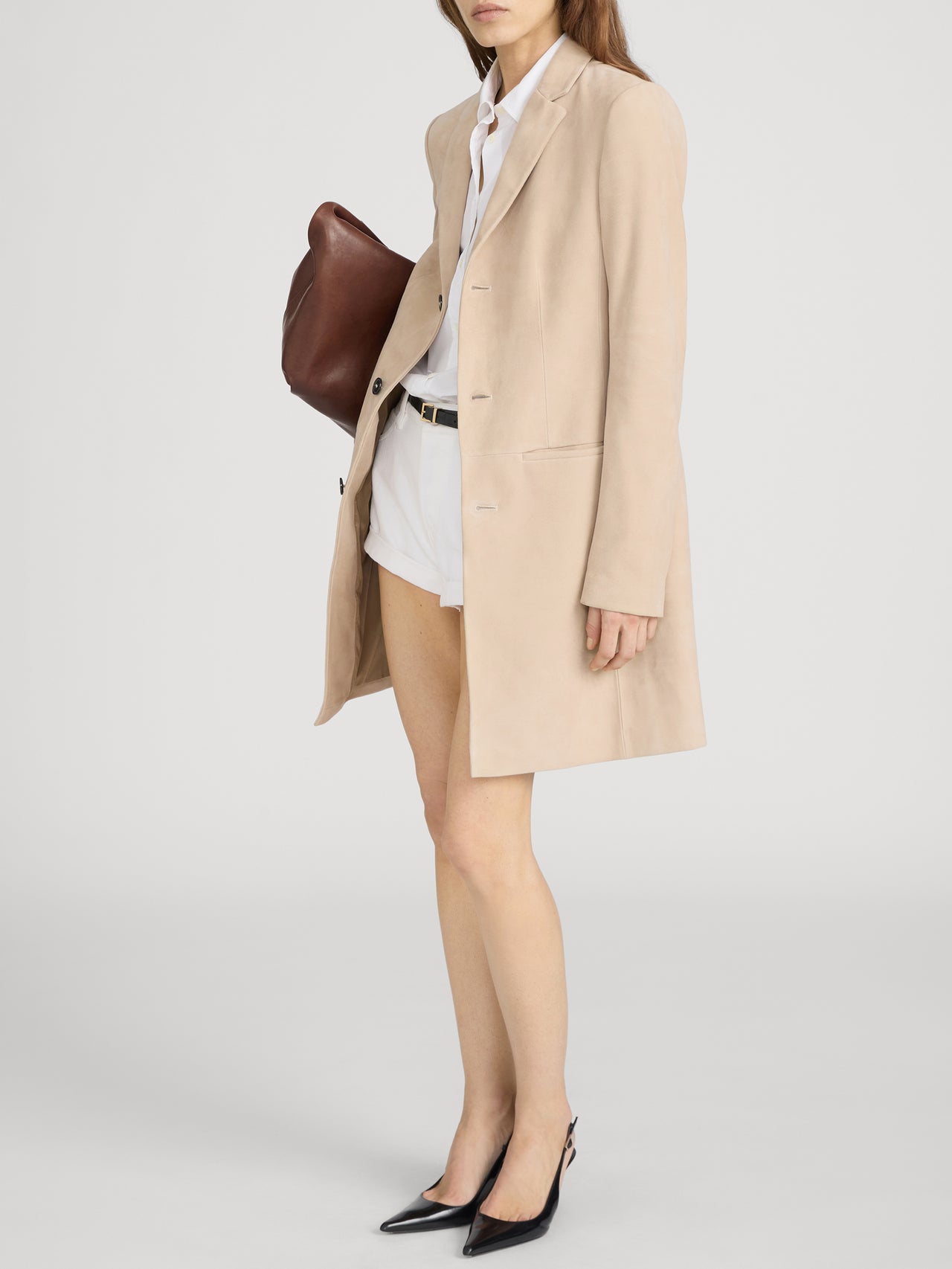 Jacket on model side