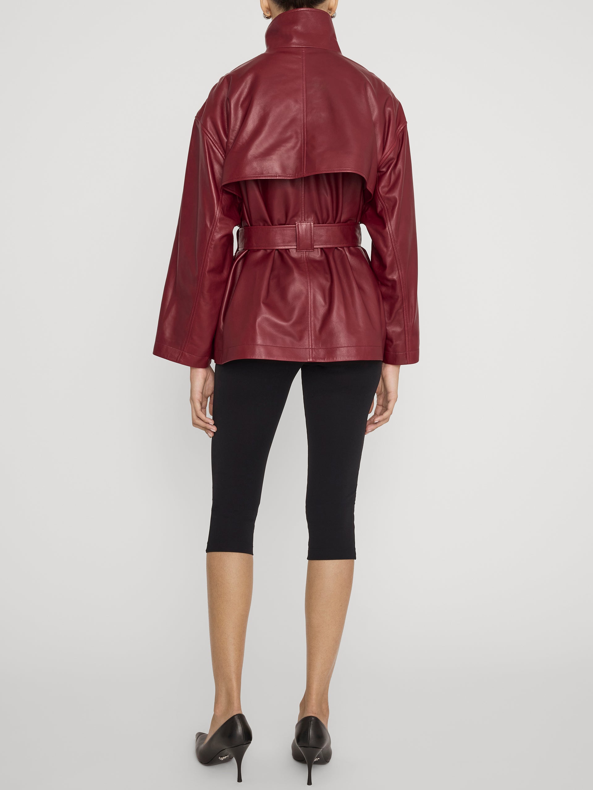 Jacket on model back