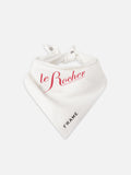 Le Rocher Pet Bandana -- White