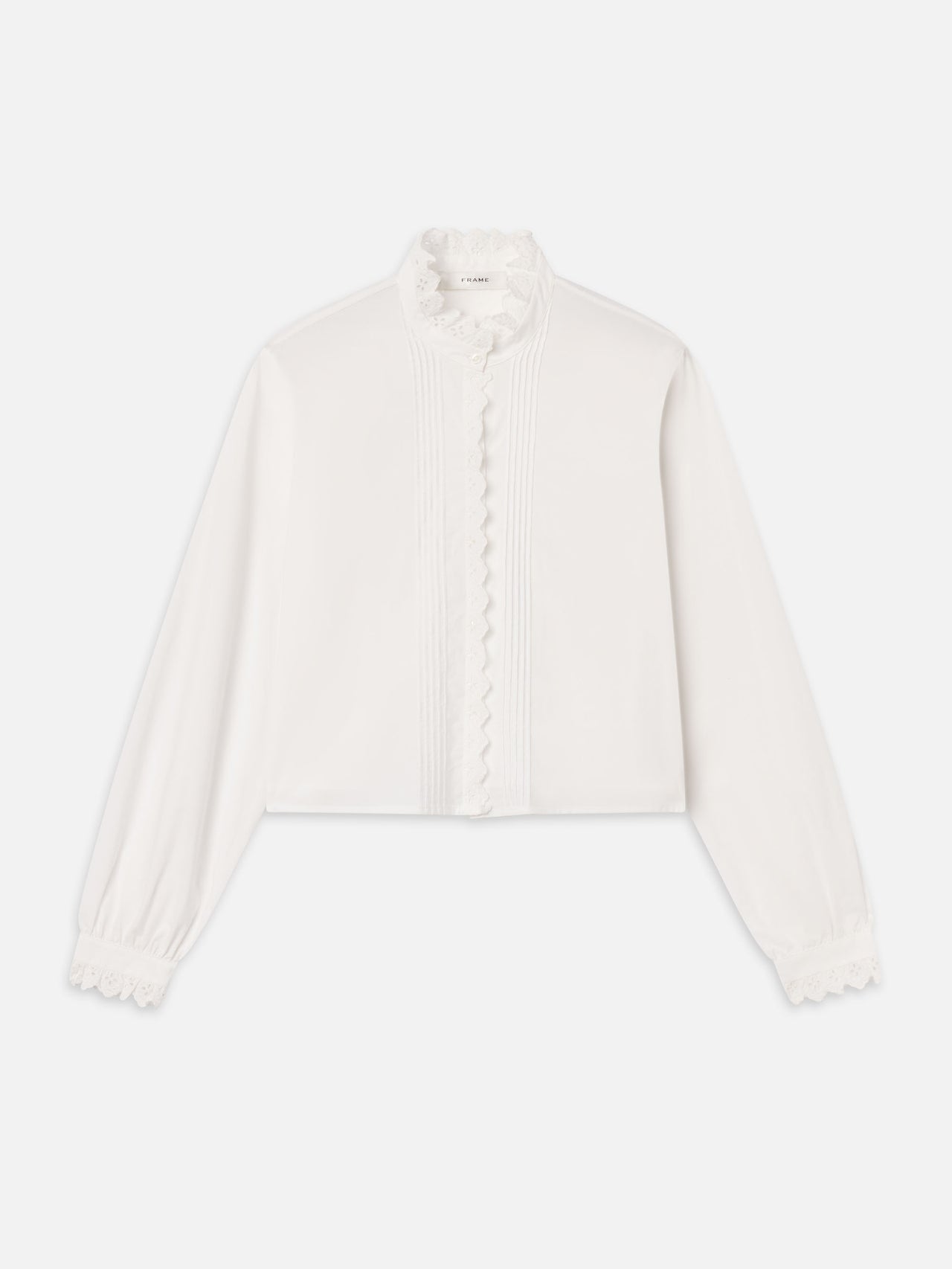 The Keepsake Pintuck Blouse -- White