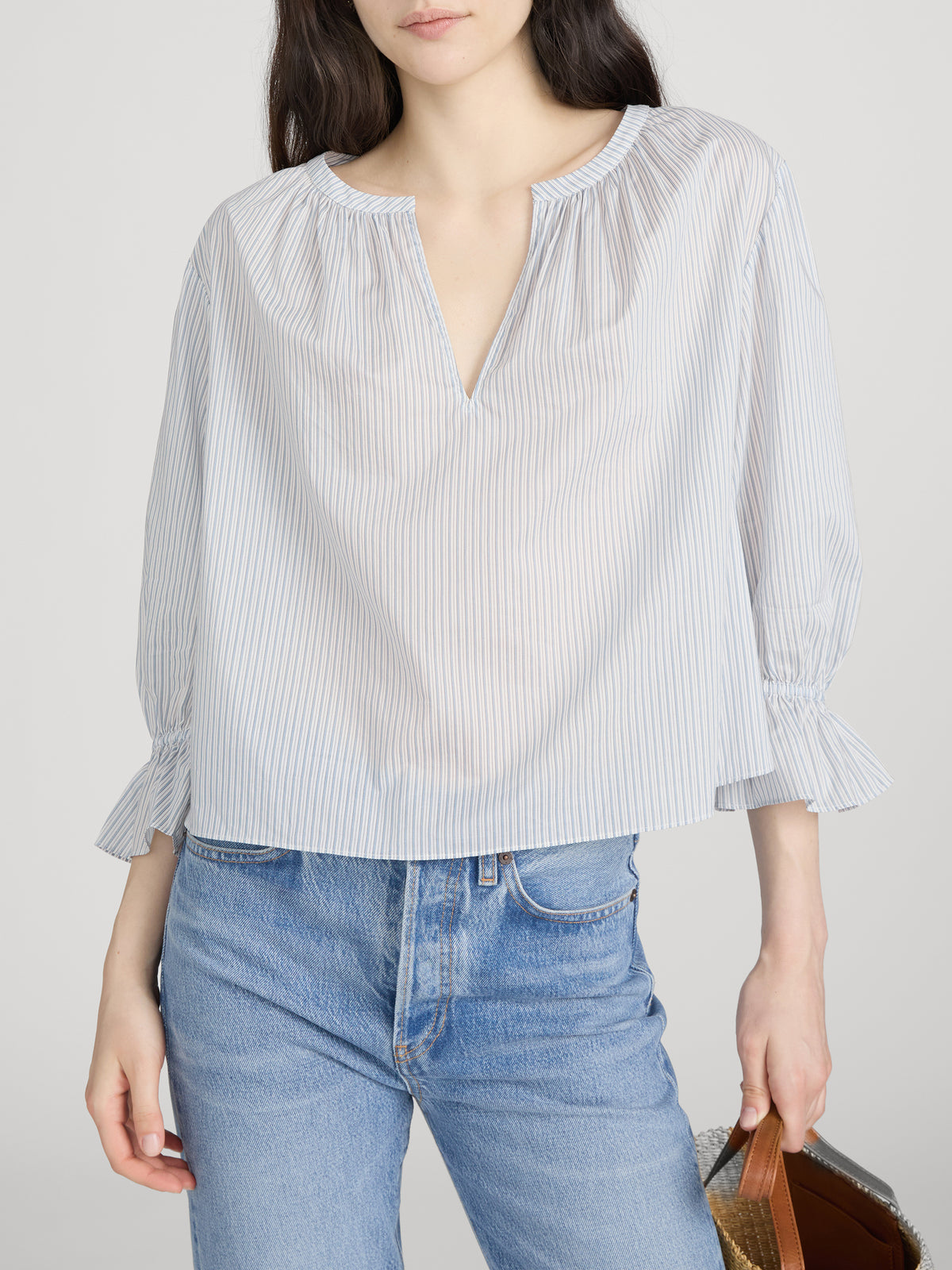 Top on model crop