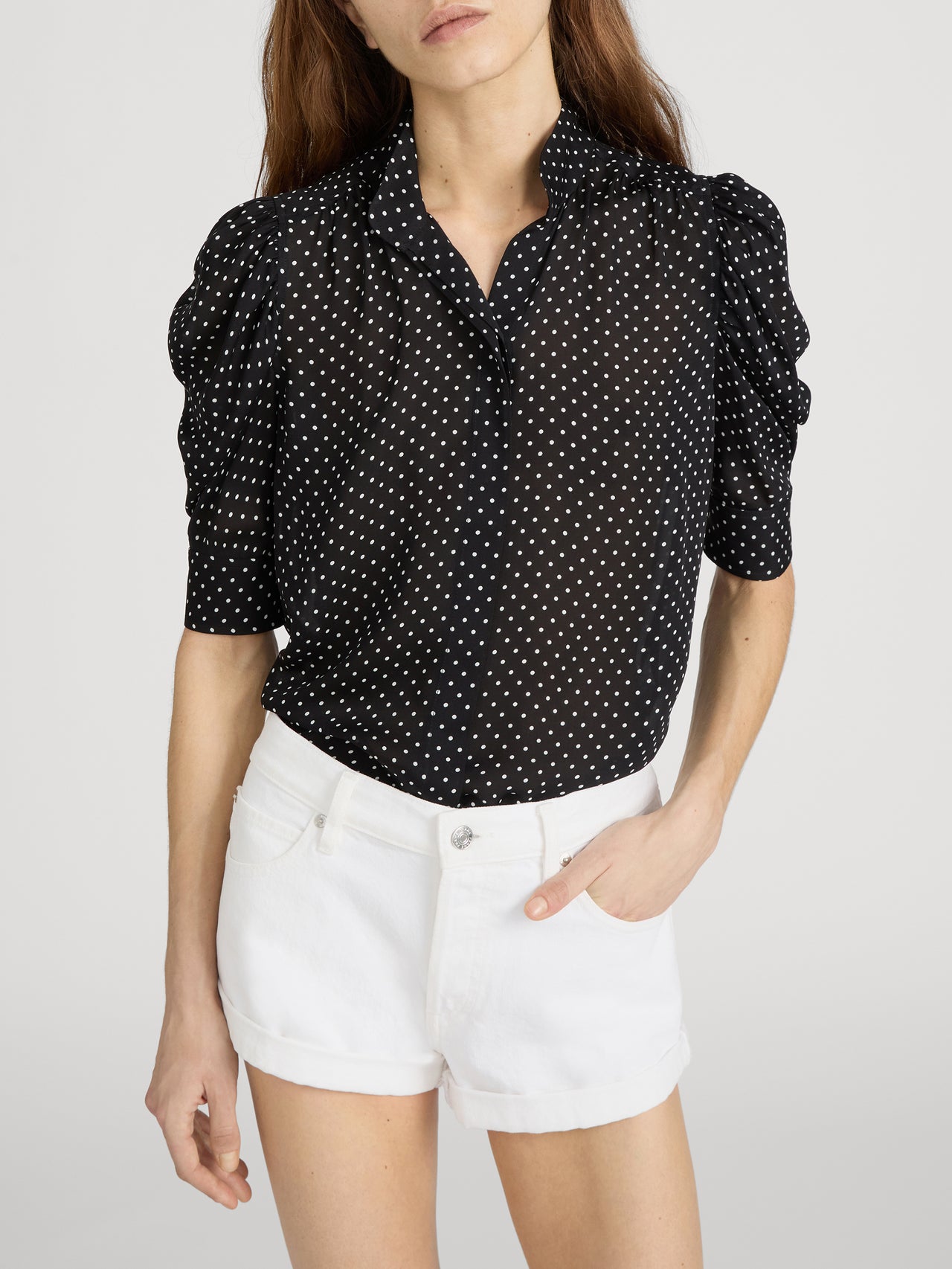 Top on model Crop