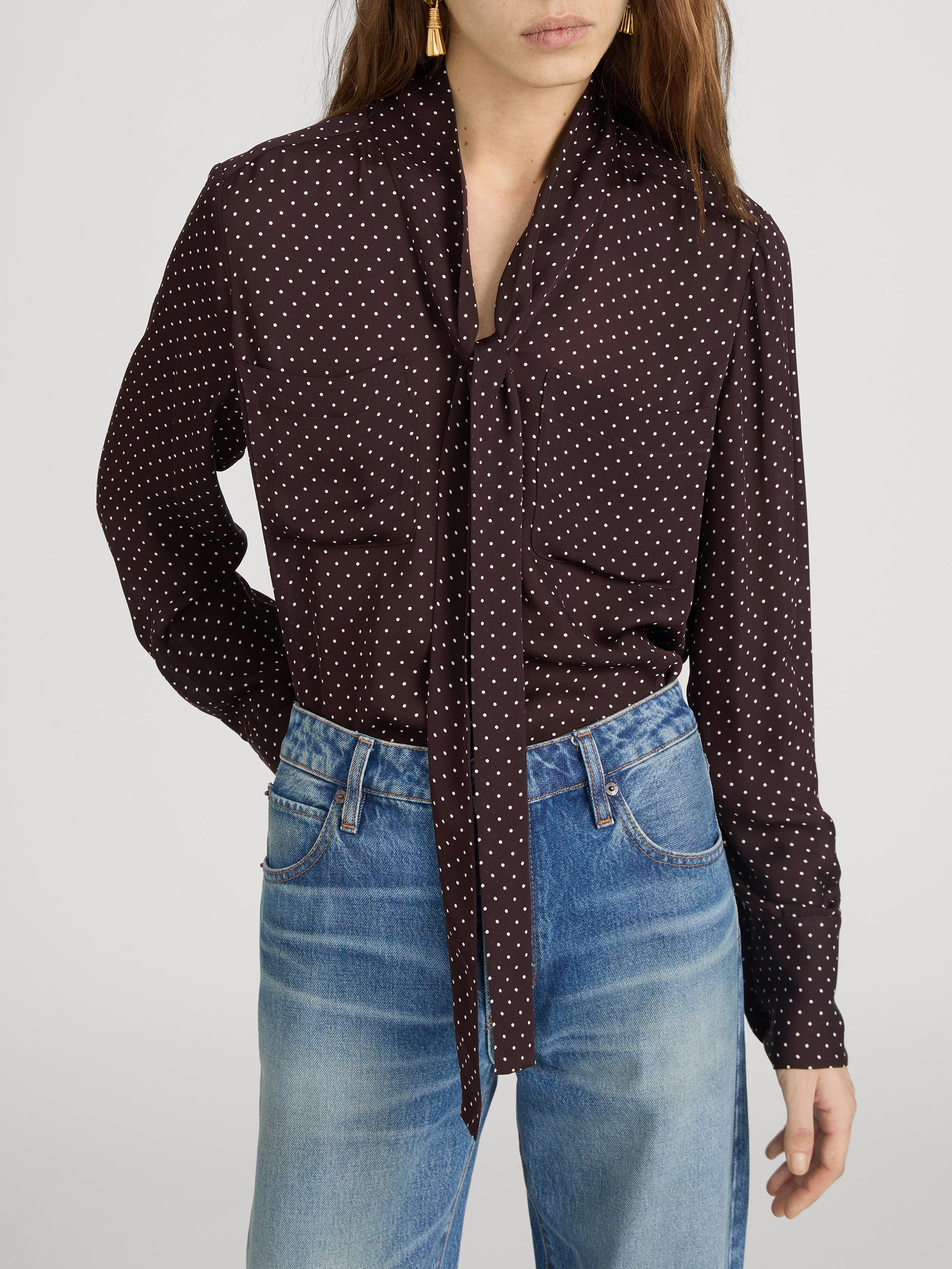 Top on model crop
