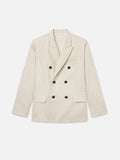 The Pinstripe Avenue Blazer -- Cream Multi