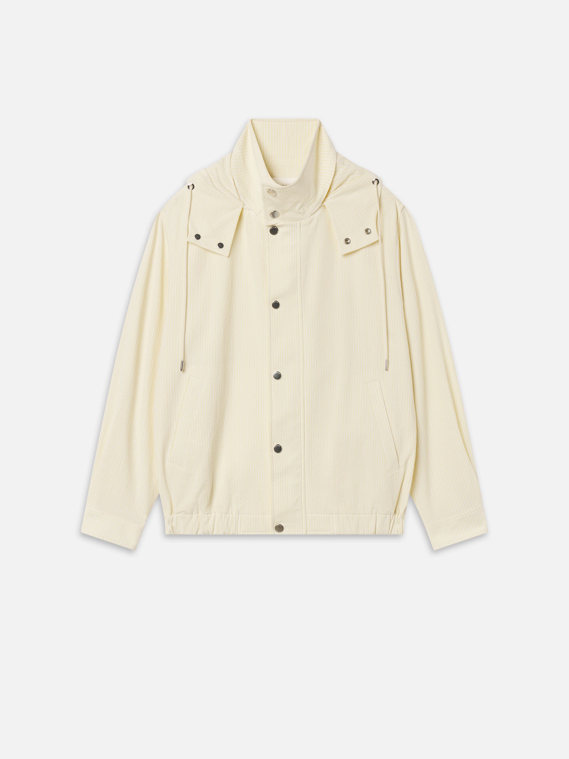 The Seersucker Track Jacket -- Lemon Multi