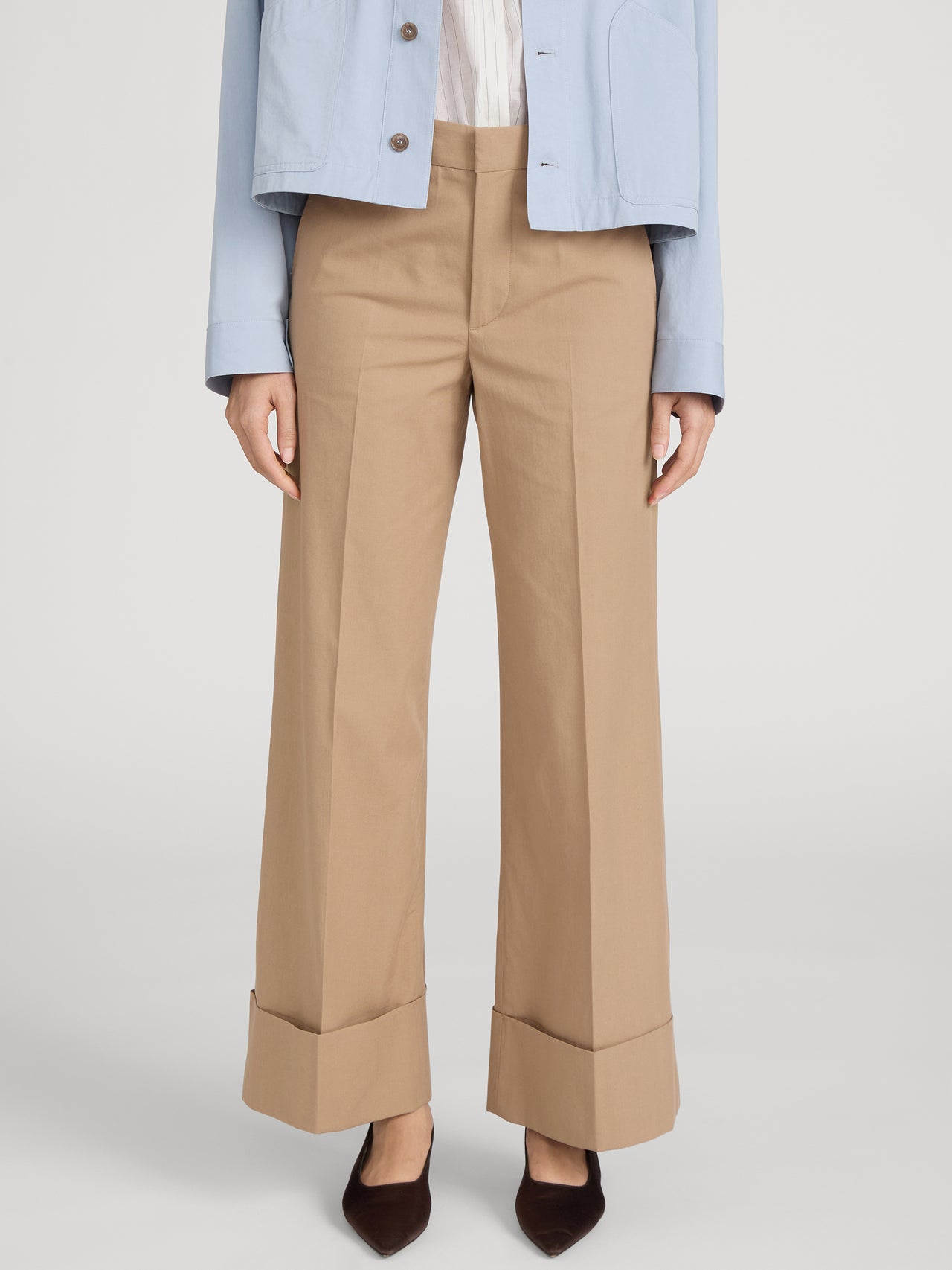 Pant on model crop