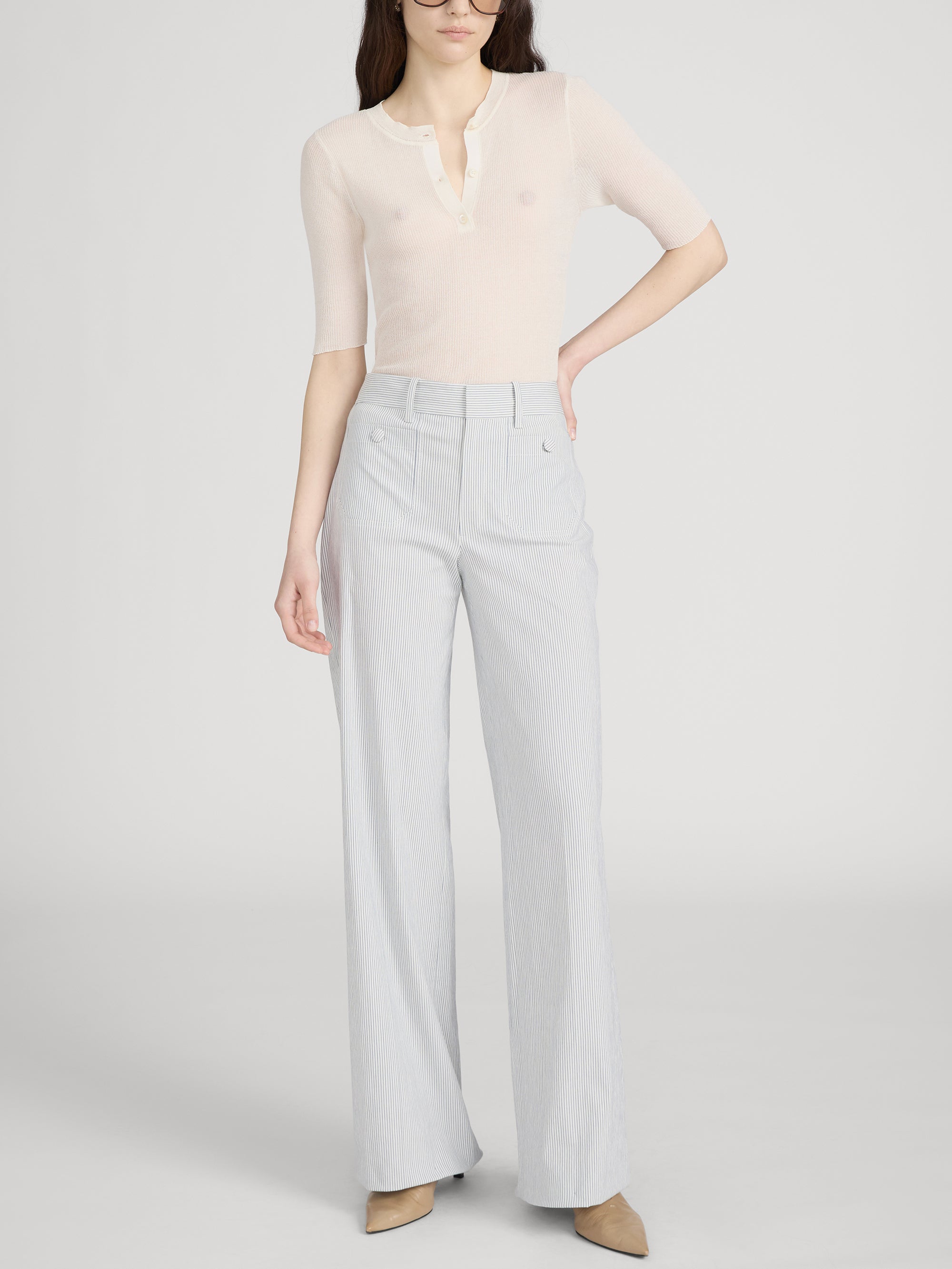 Pant on model front