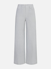The Stripe Modernist Pocket Trouser -- Navy Multi