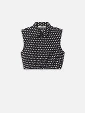 The Polka Dot Top -- Black Multi