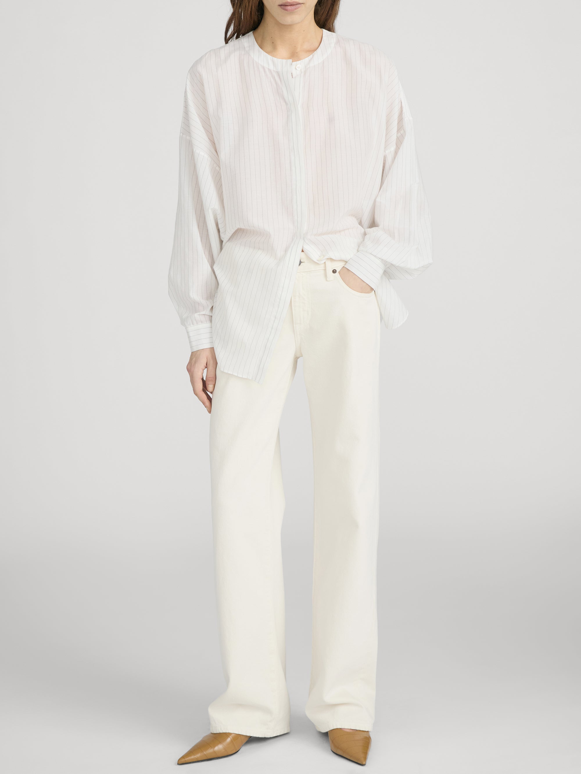 Shirt on model front